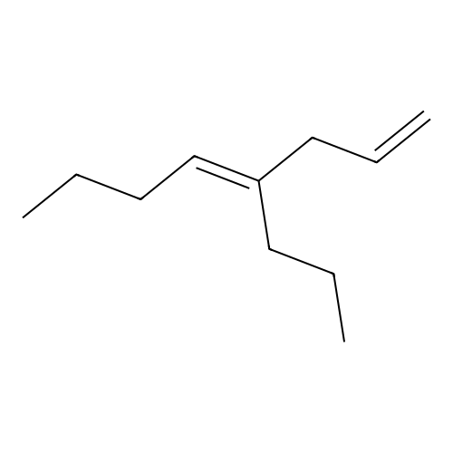 (4E)-4-propylocta-1,4-diene structure