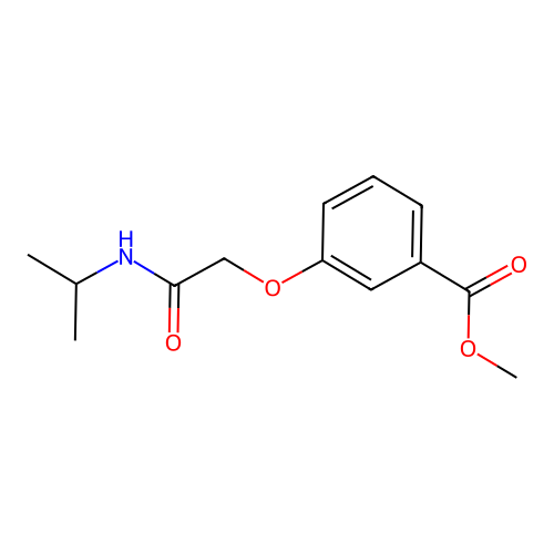 Methyl 3-(2-(isopropylamino)-2-oxoethoxy)benzoate structure
