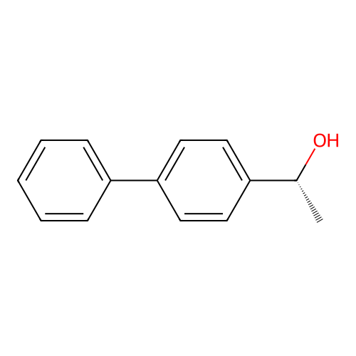 (1R)-1-(4-phenylphenyl)ethan-1-ol structure