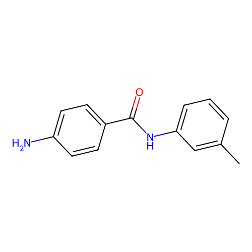 4-氨基-N-(3-甲基苯基)苯甲酰胺 structure