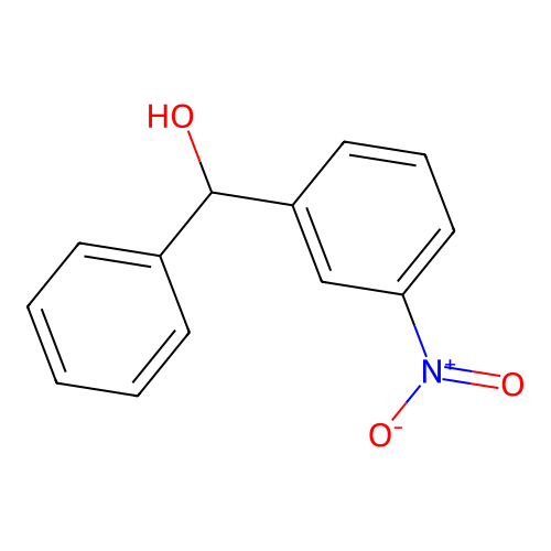 (3-Nitrophenyl)phenylmethanol structure