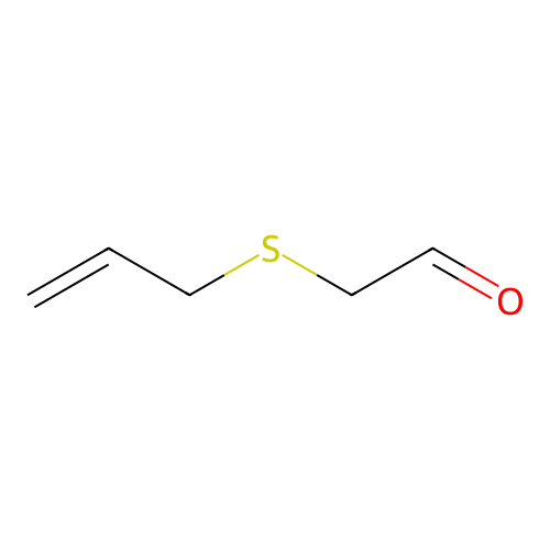 (Allylthio)acetaldehyde structure
