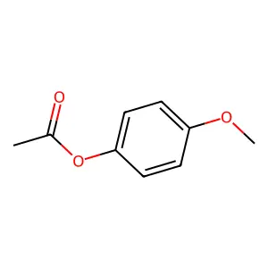 4-Methoxyphenyl acetate structure