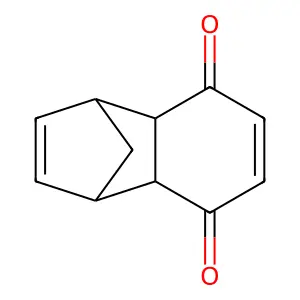 1,4-Methanonaphthalene-5,8-dione, 1,4,4a,8a-tetrahydro- structure