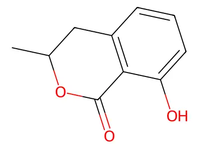 蜂蜜曲菌素 structure