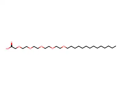 3,6,9,12,15-Pentaoxanonacosan-1-oic acid structure