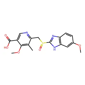 Carboxyomeprazole structure