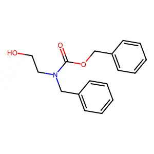 N-苄基-N-(2-羟乙基)氨基甲酸苄酯 structure