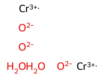 三氧化二铬 structure