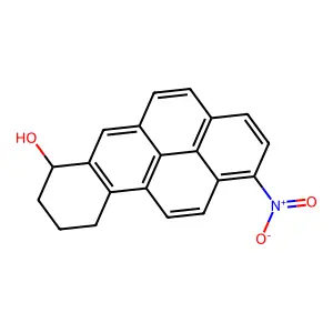 1-Nitro-7,8,9,10-tetrahydrobenzo[a]pyren-7-ol structure
