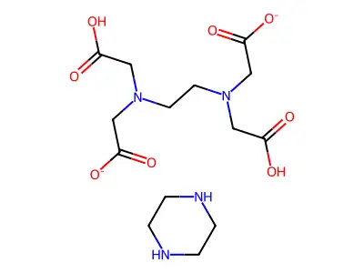 PIPERAZINE EDETATE CALCIUM structure
