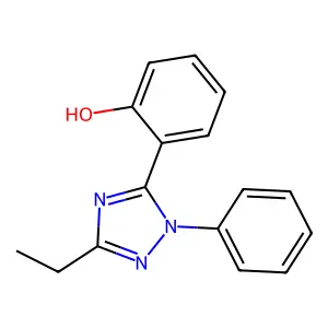 2-(3-ethyl-1-phenyl-1H-1,2,4-triazol-5-yl)phenol structure