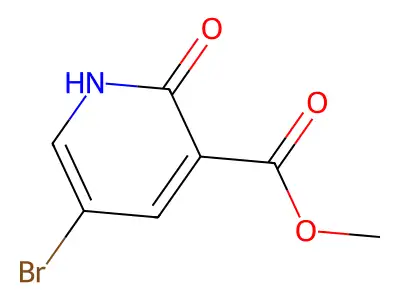 Methyl 5-bromo-2-oxo-1,2-dihydropyridine-3-carboxylate structure