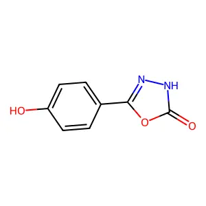 5-(4-Hydroxyphenyl)-3H-1,3,4-oxadiazol-2-one structure