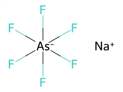 Sodium;arsenic(5+);hexafluoride structure