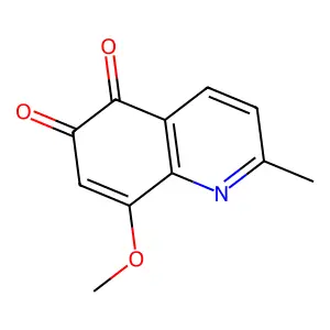 8-Methoxy-2-methylquinoline-5,6-dione structure
