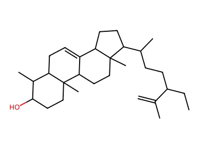 4-甲基豆甾-7,25-二烯-3-醇 structure