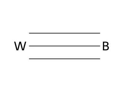 Tungsten boride structure