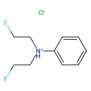N,N-双(2-氟乙基)苯胺盐酸盐 structure