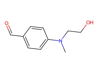 4-[(2-Hydroxyethyl)(methyl)amino]benzaldehyde structure