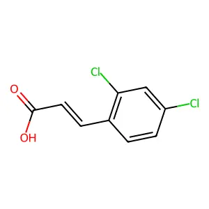 2,4-二氯肉桂酸 structure