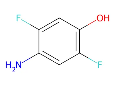 4-Amino-2,5-difluorophenol structure