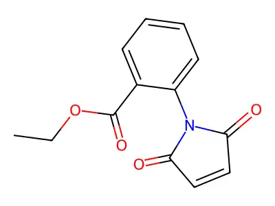 ethyl 2-(2,5-dioxo-2,5-dihydro-1H-pyrrol-1-yl)benzoate structure