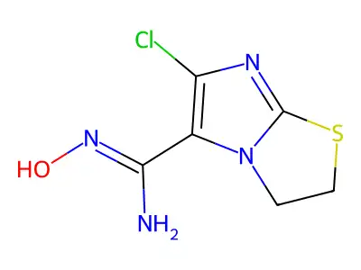 C6H7ClN4OS structure