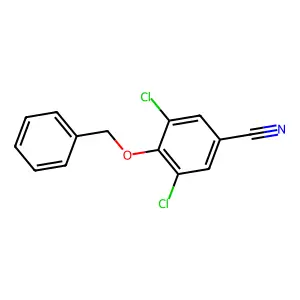 4-(苄氧基)-3,5-二氯苯甲腈 structure