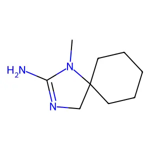 1-甲基-1,3-二氮杂螺[4.5]癸-2-烯-2-胺 structure
