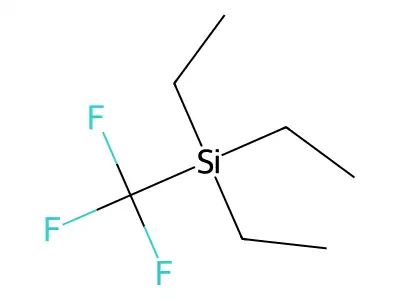 Triethyl(trifluoromethyl)silane structure