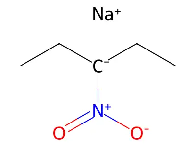 3-Nitropentane nitronate structure