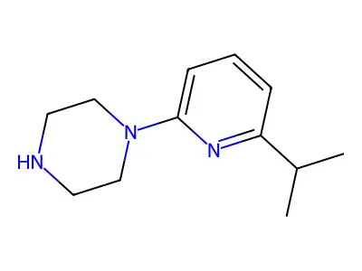 1-(6-Isopropyl-pyridin-2-yl)-piperazine structure