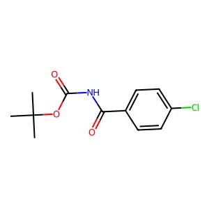 Tert-butyl 4-chlorobenzoylcarbamate structure