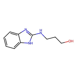 3-(1H-Benzimidazol-2-ylamino)-1-propanol structure