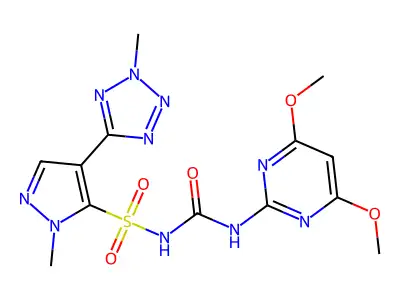 四唑嘧磺隆 structure