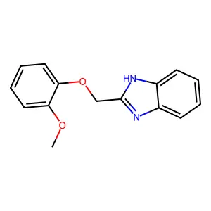 2-[(2-methoxyphenoxy)methyl]-1H-benzimidazole structure