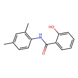 N-(2,4-dimethylphenyl)-2-hydroxybenzamide structure