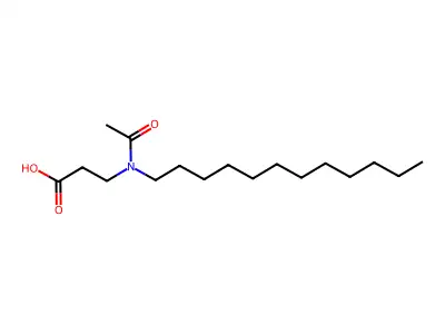 3-[Acetyl(dodecyl)amino]propanoic acid structure