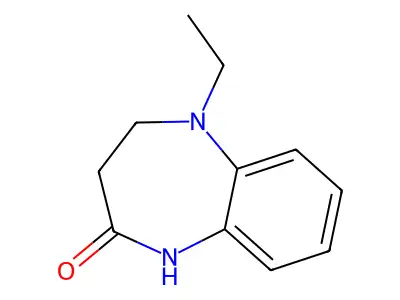 2H-1,5-Benzodiazepin-2-one, 1,3,4,5-tetrahydro-5-ethyl- structure