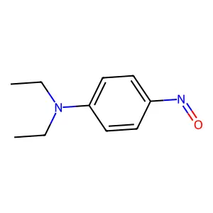 N,N-diethyl-4-nitrosoaniline structure