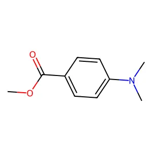 Methyl 4-dimethylaminobenzoate structure