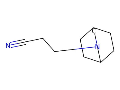 3-Azabicyclo[3.2.2]nonane-3-propanenitrile structure