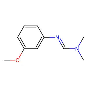 Methanimidamide, N'-(3-methoxyphenyl)-N,N-dimethyl- structure