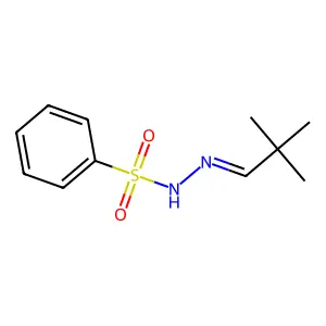 Benzenesulfonic acid, 2-(2,2-dimethylpropylidene)hydrazide structure