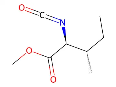Methyl 2-isocyanato-3-methyl-pentanoate structure