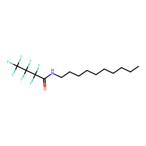 n-Decyl-2,2,3,3,4,4,4-heptafluorobutanamide structure