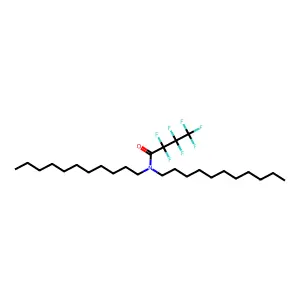 N,N-di-(n-Undecyl)heptafluorobutanamide structure