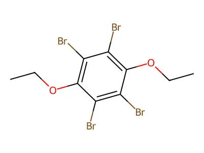 1,2,4,5-Tetrabromo-3,6-diethoxy-benzene structure