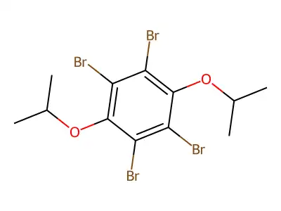 1,2,4,5-Tetrabromo-3,6-diisopropoxy-benzene structure
